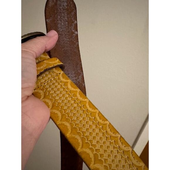 NWOT Free People Duke Concho Belt Ochre XS/S - Picture 11 of 15
